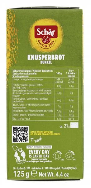 Schär Knusperbrot Dunkel – Bild 2