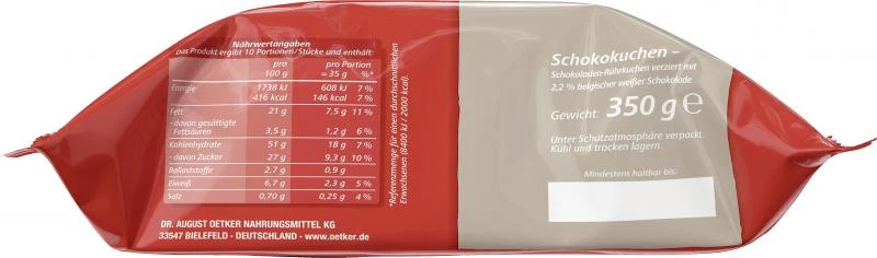 Dr. Oetker Kuchen Schoko Mit Weißer Schokoladenglasur – Bild 3